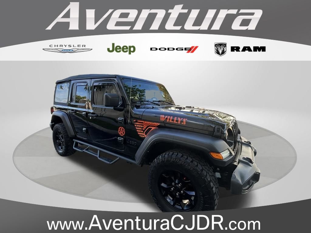 Certified 2022 Jeep Wrangler Unlimited Sport AWD/4WD 360° Tour