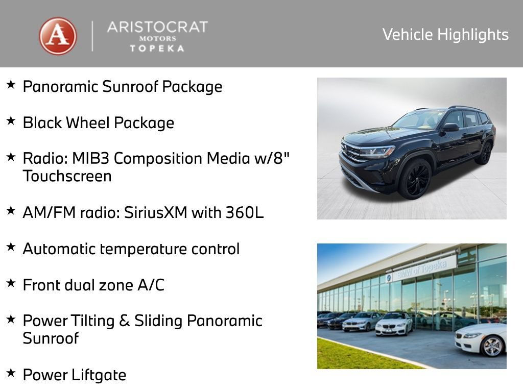 Used 2022 Volkswagen Atlas SE AWD/4WD image 2