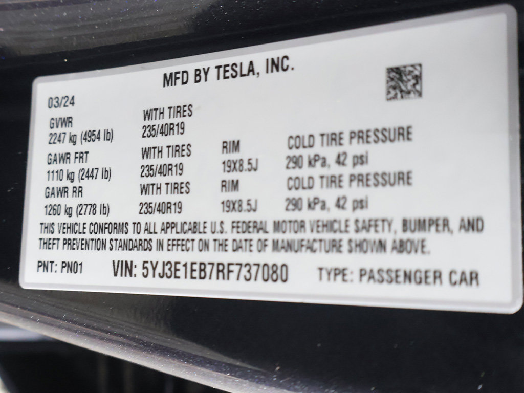 Used 2024 Tesla Model 3 Long Range AWD/4WD image 51
