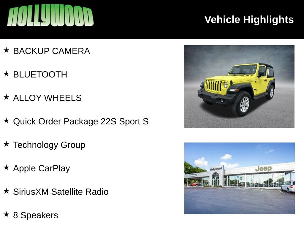 Used 2023 Jeep Wrangler Sport AWD/4WD image 3