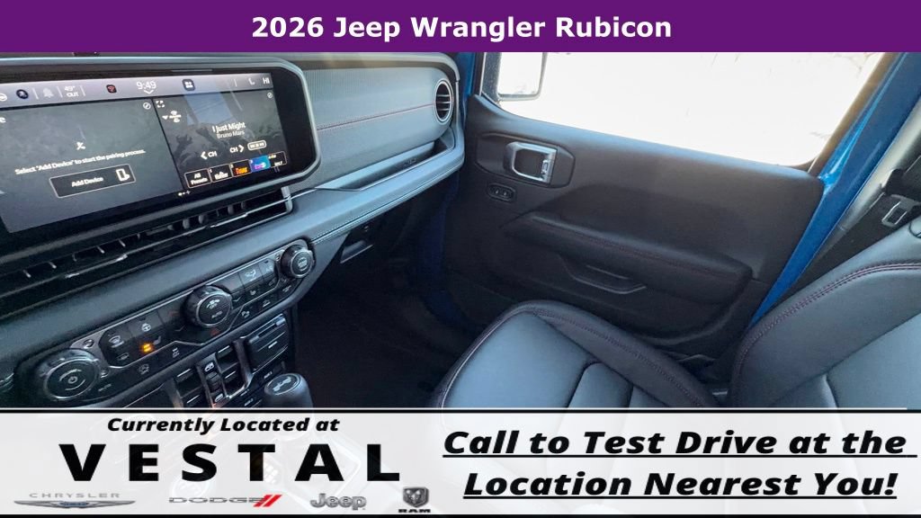 New 2026 Jeep Wrangler Unlimited Rubicon w/ Whitecap Package AWD/4WD image 43