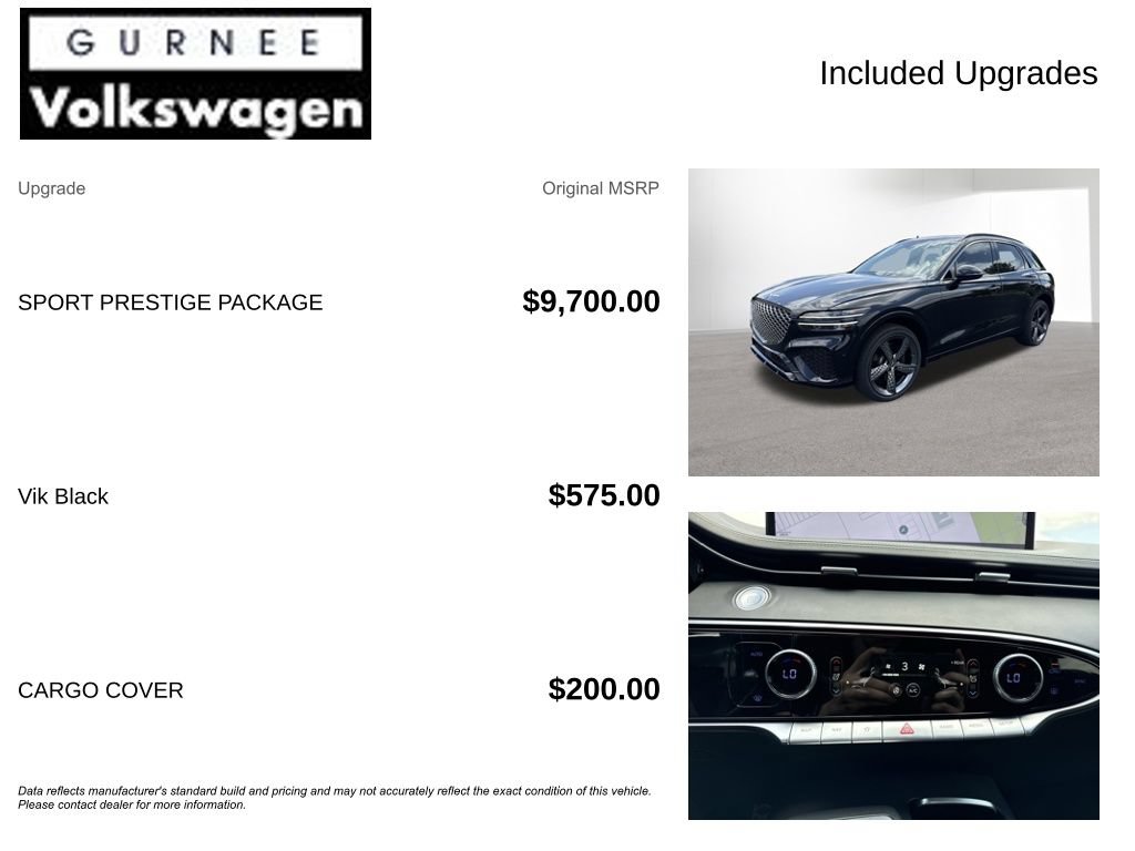 Used 2022 Genesis GV70 3.5T Sport w/ Sport Prestige Package AWD/4WD image 4