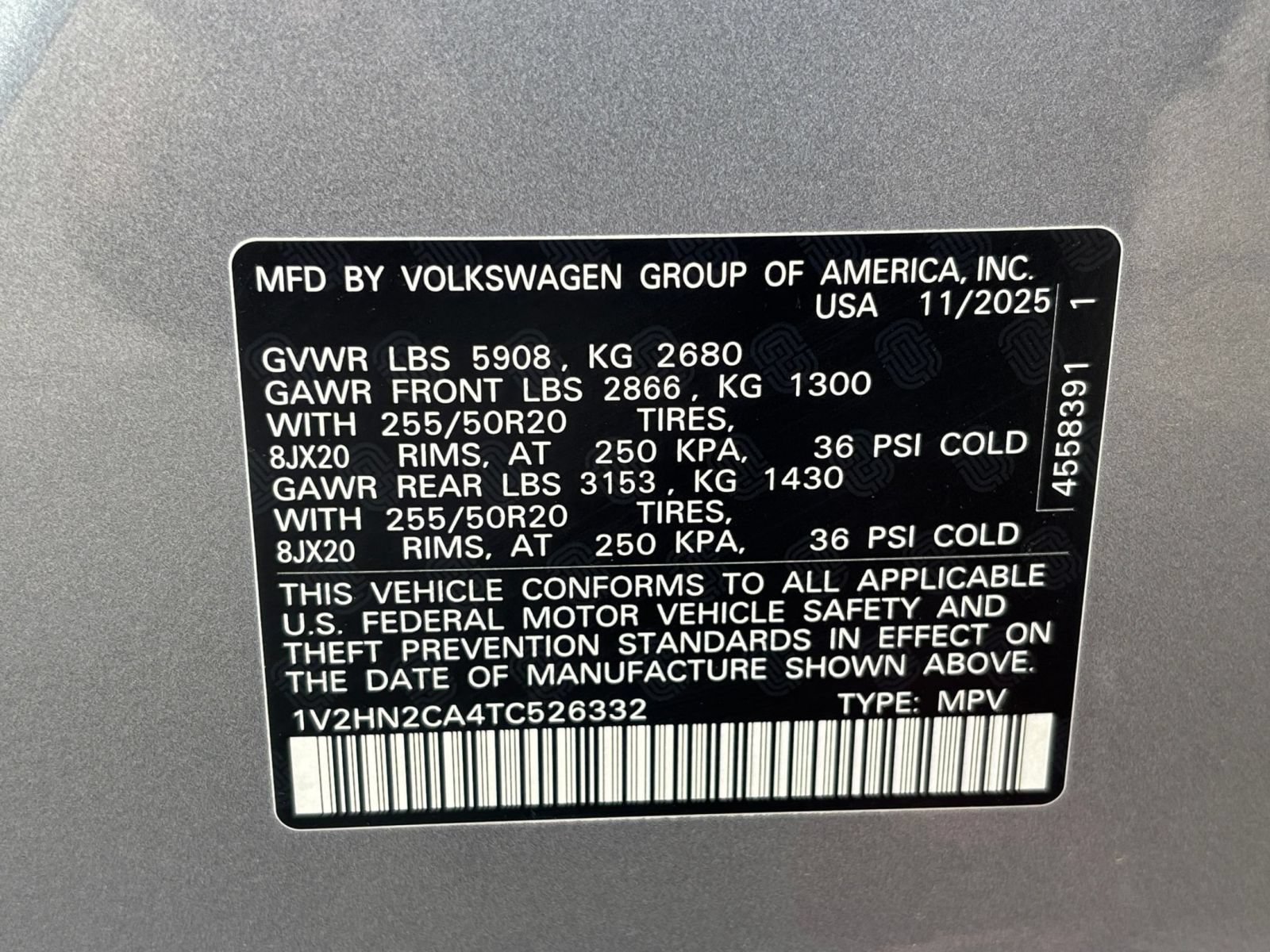 Used 2026 Volkswagen Atlas SE AWD/4WD image 31