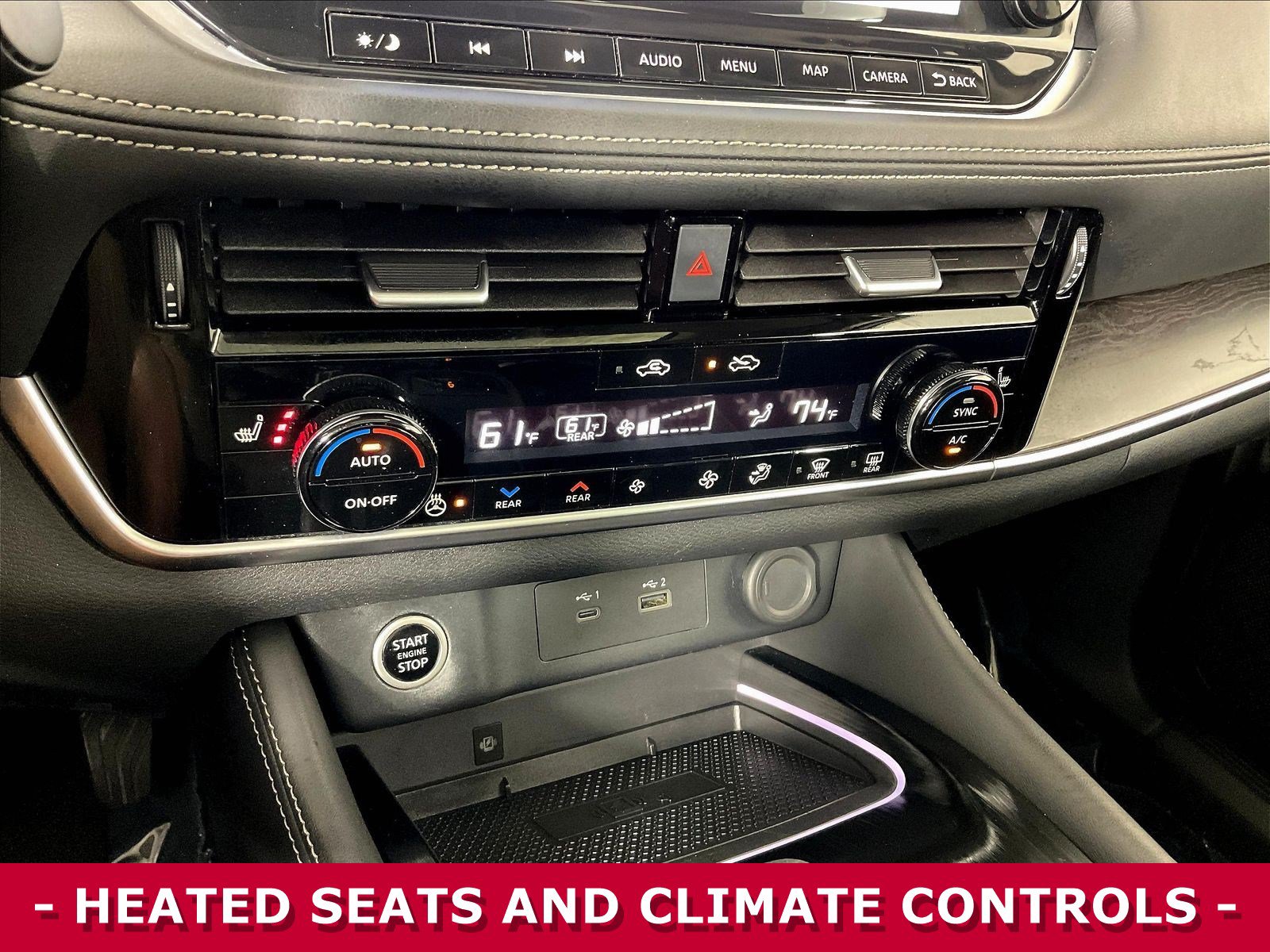 Certified 2022 Nissan Rogue Platinum w/ Head-Up Display Package AWD/4WD image 15