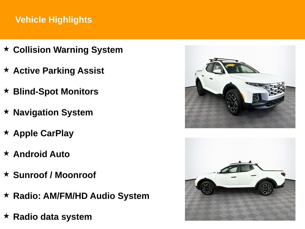 Used 2024 Hyundai Santa Cruz SEL w/ Activity Package AWD/4WD image 2