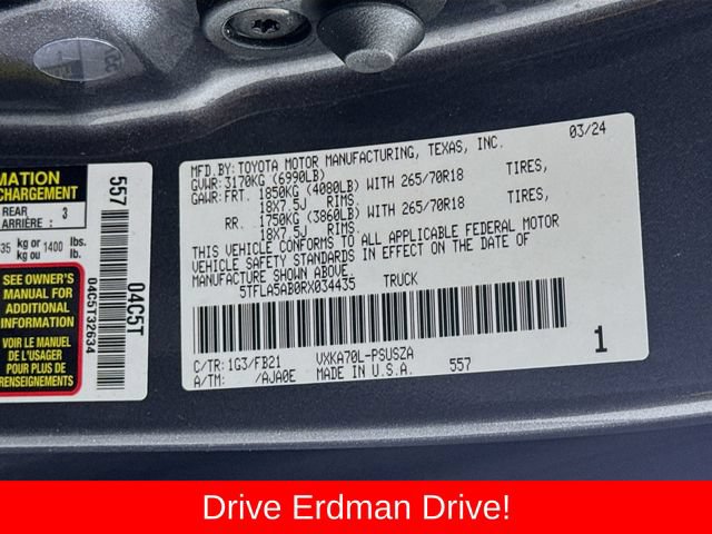 Used 2024 Toyota Tundra SR5 w/ SR5 Convenience Package RWD image 31