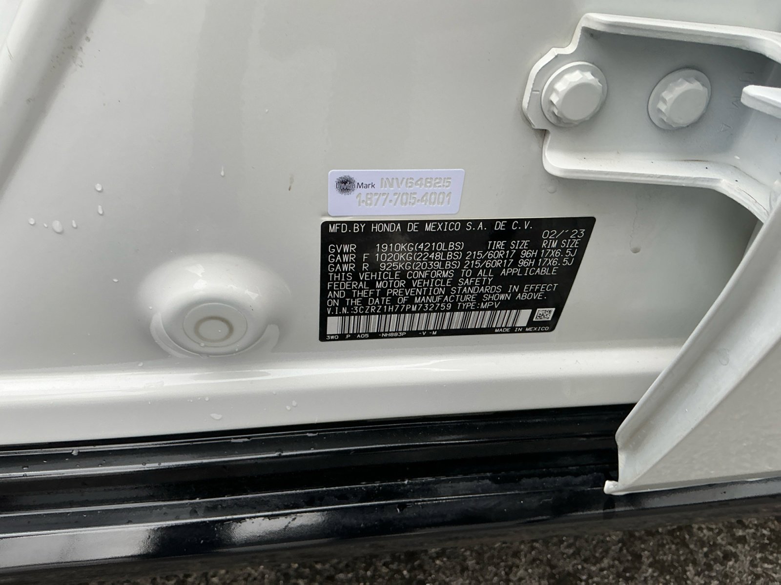 Used 2023 Honda HR-V EX-L image 26
