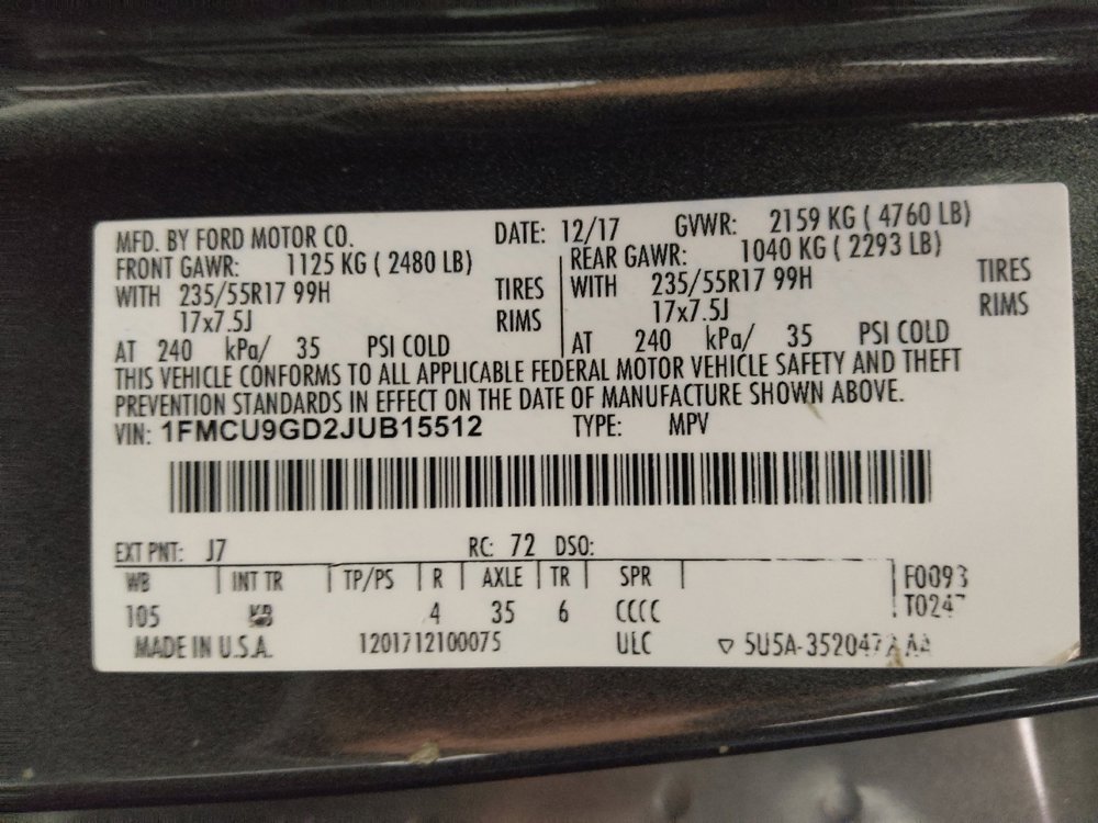 Used 2018 Ford Escape SE image 33