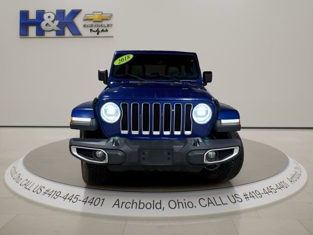 Used 2018 Jeep Wrangler Unlimited Sahara w/ Uconnect 4C Nav & Sound Group image 3
