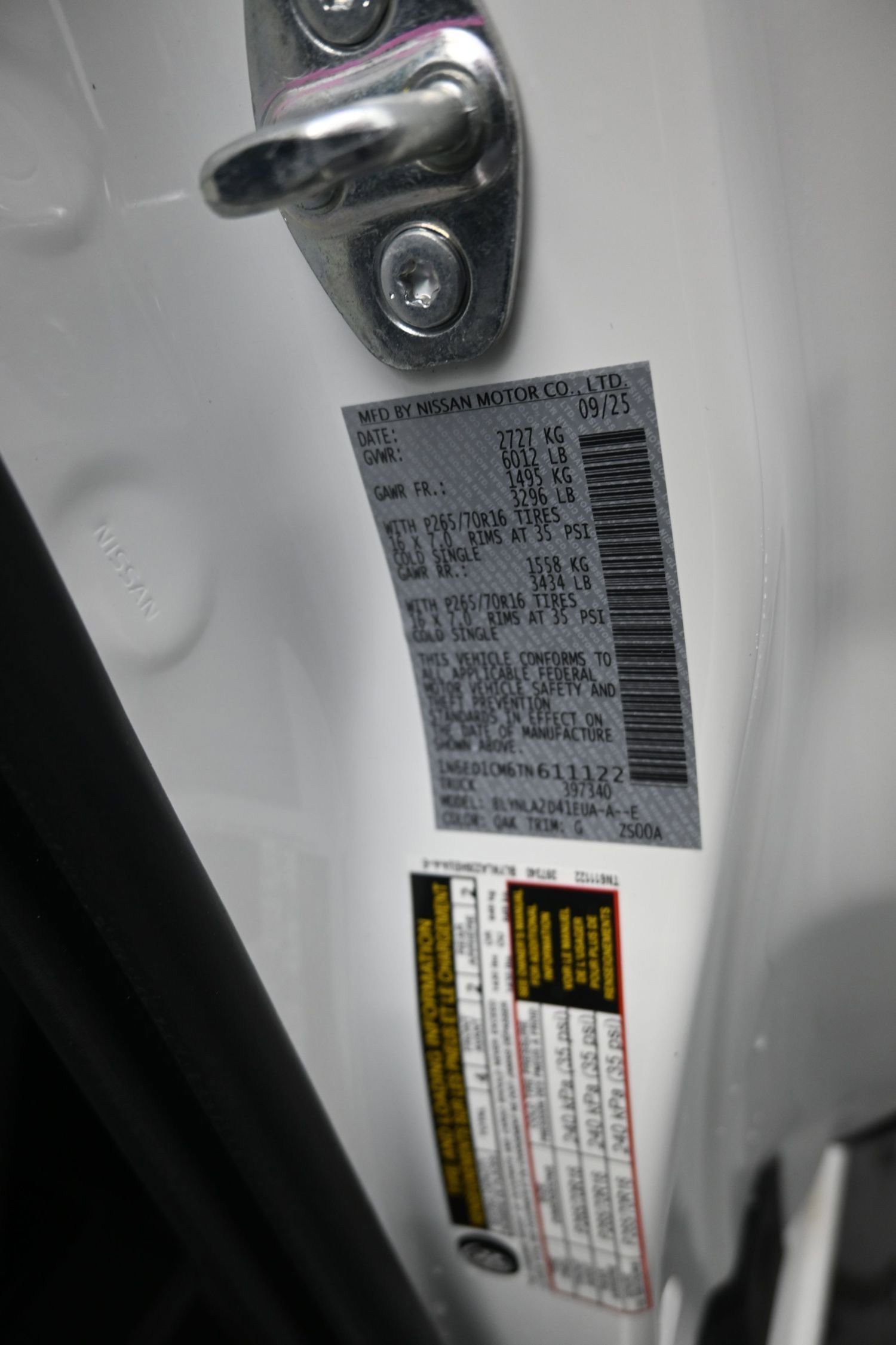 New 2026 Nissan Frontier S AWD/4WD image 10