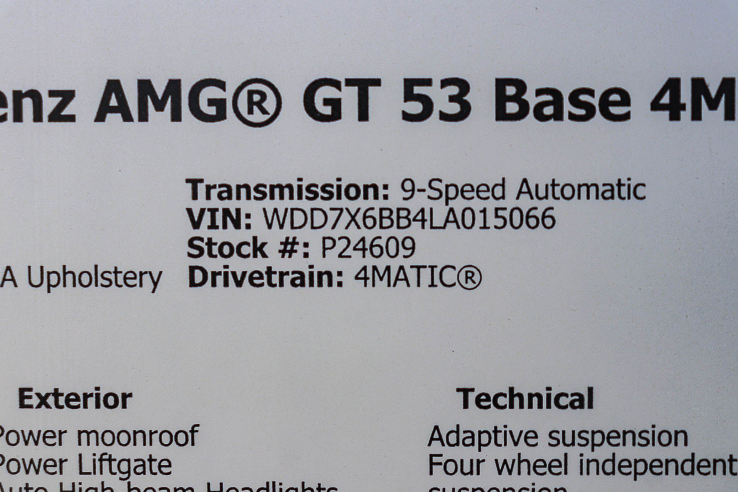 Used 2020 Mercedes-Benz AMG GT 53 image 36