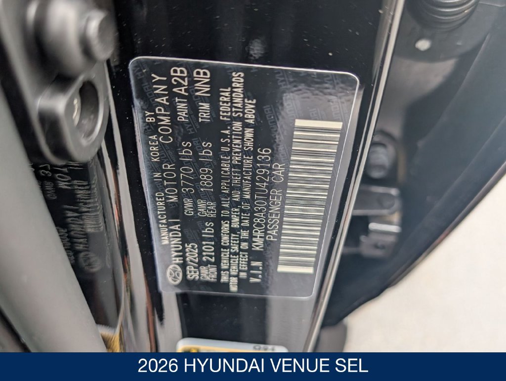 New 2026 Hyundai Venue SEL FWD image 32