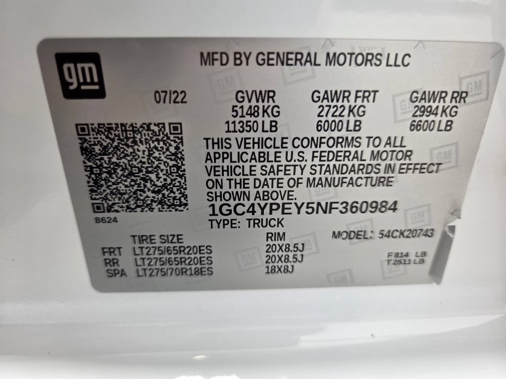 Used 2022 Chevrolet Silverado 2500 LTZ AWD/4WD image 64