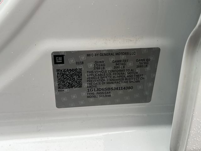 Used 2018 Chevrolet Sonic LT w/ Convenience Package image 33