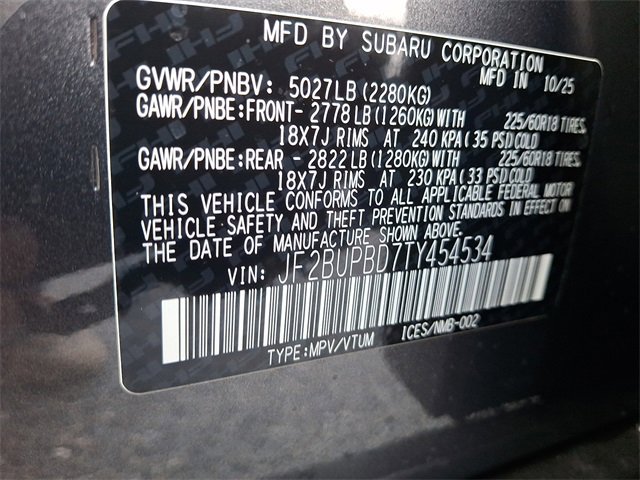 New 2026 Subaru Outback Premium image 15