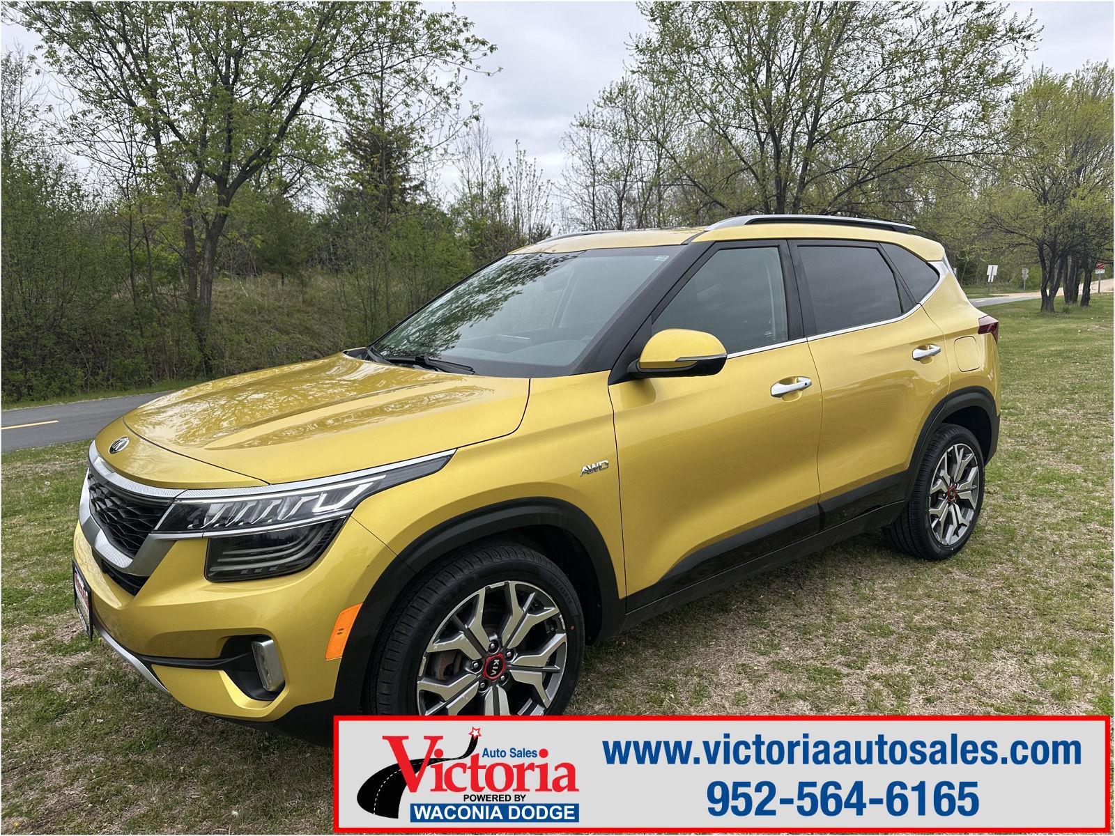 Used 2021 Kia Seltos SX w/ SX Sunroof Package AWD/4WD image 1