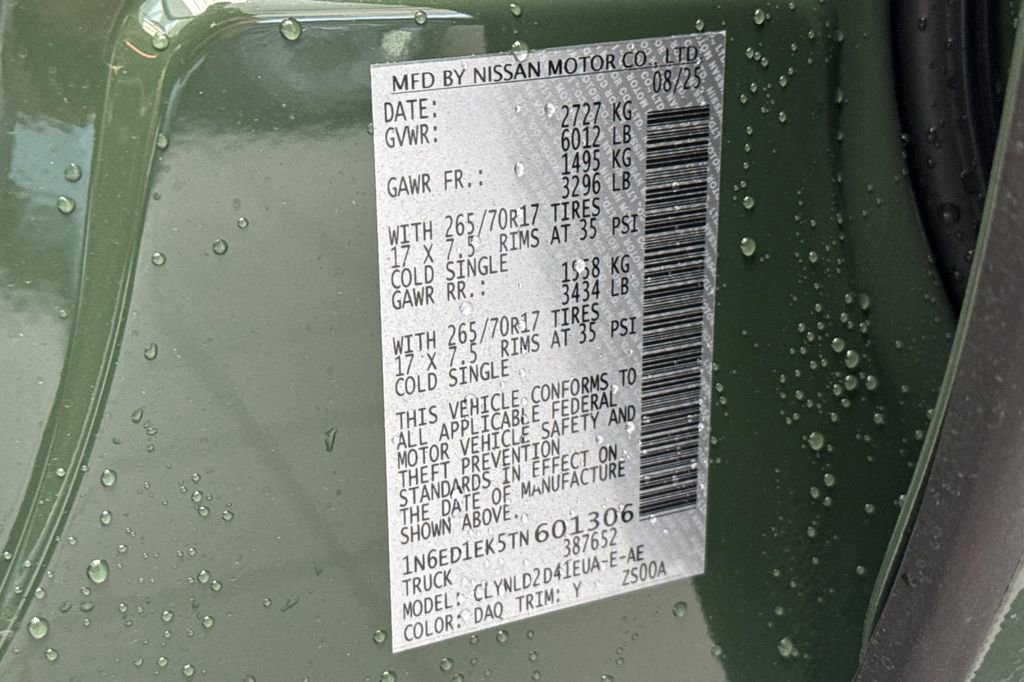 New 2026 Nissan Frontier PRO-4X w/ Pro Premium Package image 20