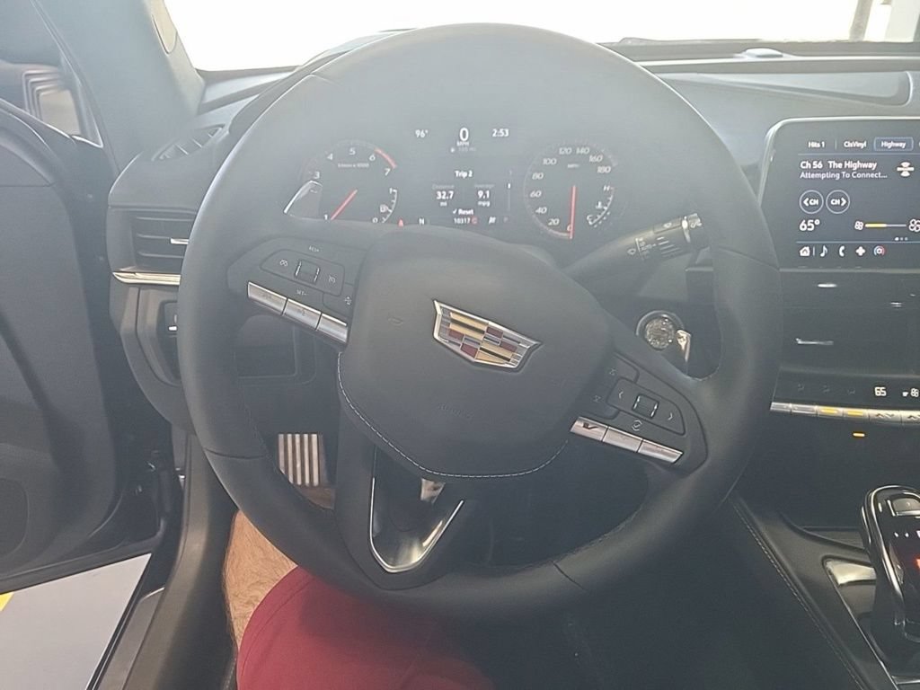 Used 2025 Cadillac CT4 V w/ LPO, Red Accent Package RWD image 9