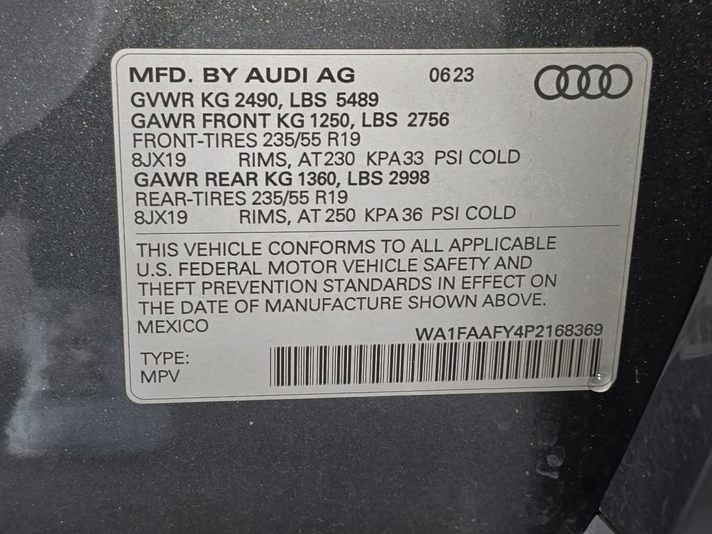 Used 2023 Audi Q5 2.0T Prestige w/ Prestige Package AWD/4WD image 36