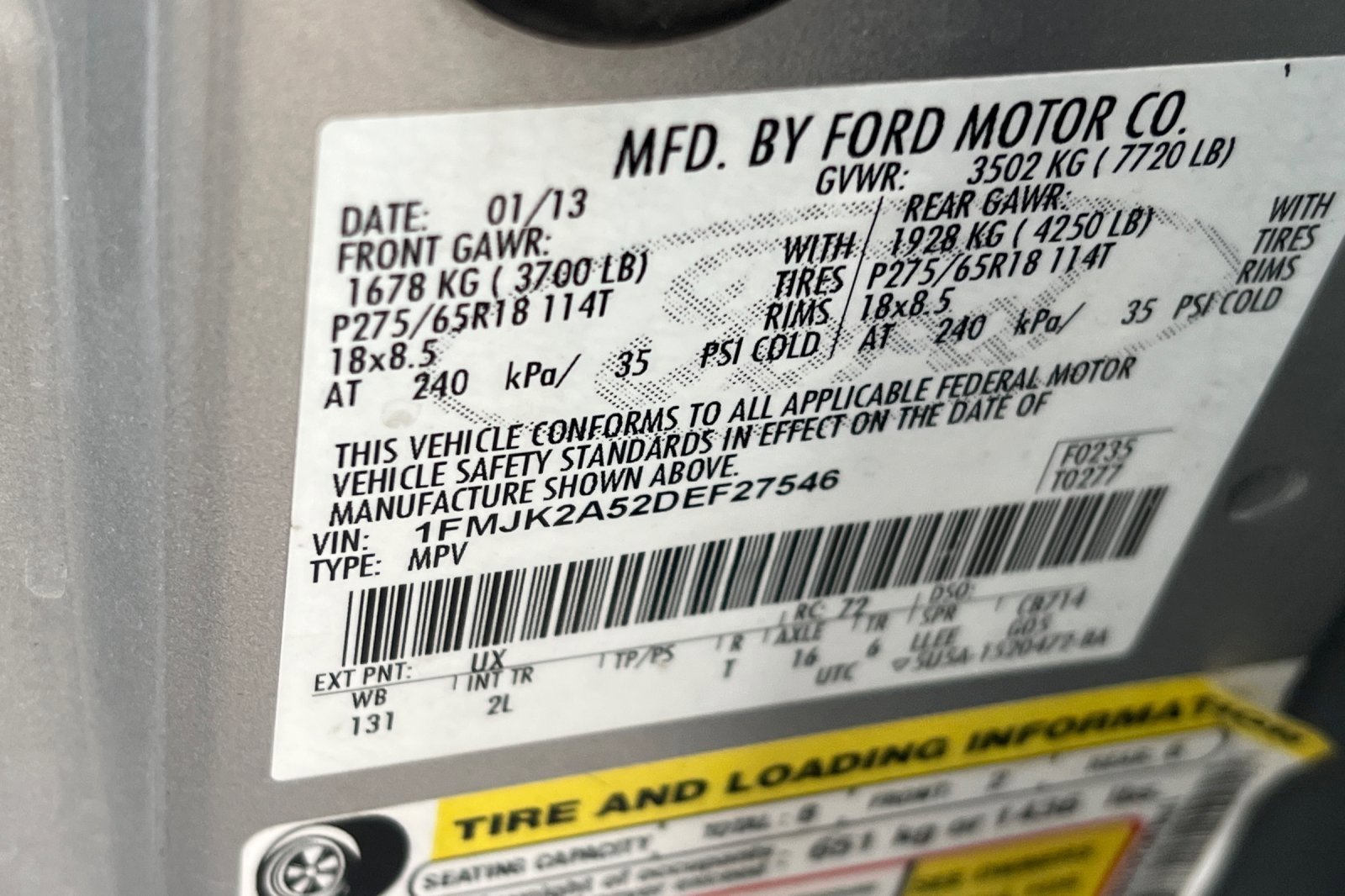 Used 2013 Ford Expedition EL Limited image 24