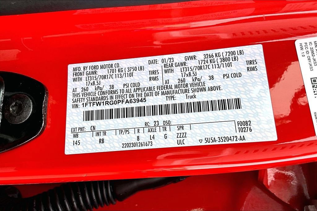 Used 2023 Ford F150 Raptor image 44