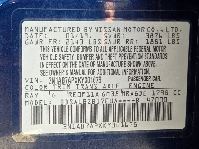 Used 2019 Nissan Sentra S FWD image 22