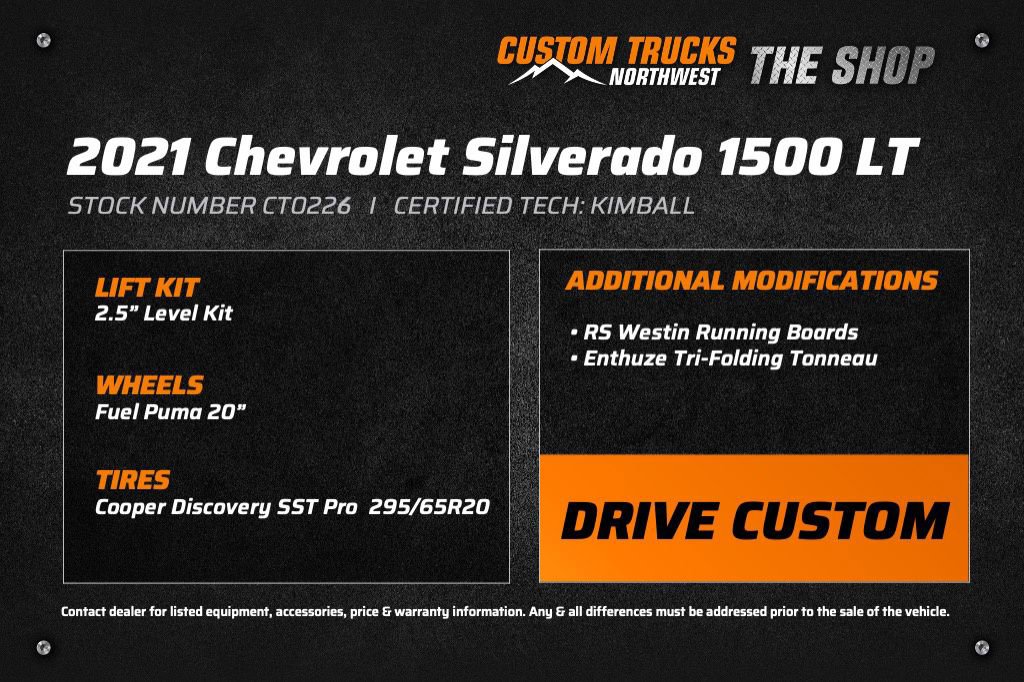 Used 2021 Chevrolet Silverado 1500 LT Trail Boss w/ Bed Protection Package AWD/4WD image 2