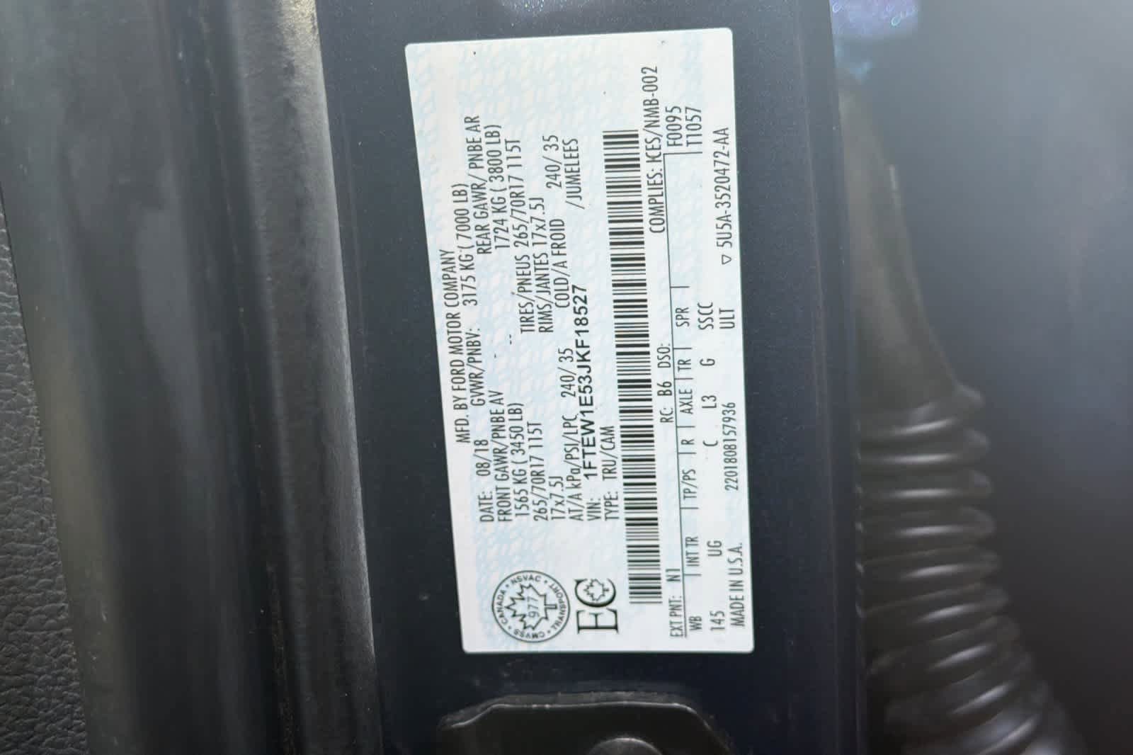 Used 2018 Ford F150 XLT w/ Trailer Tow Package AWD/4WD image 2
