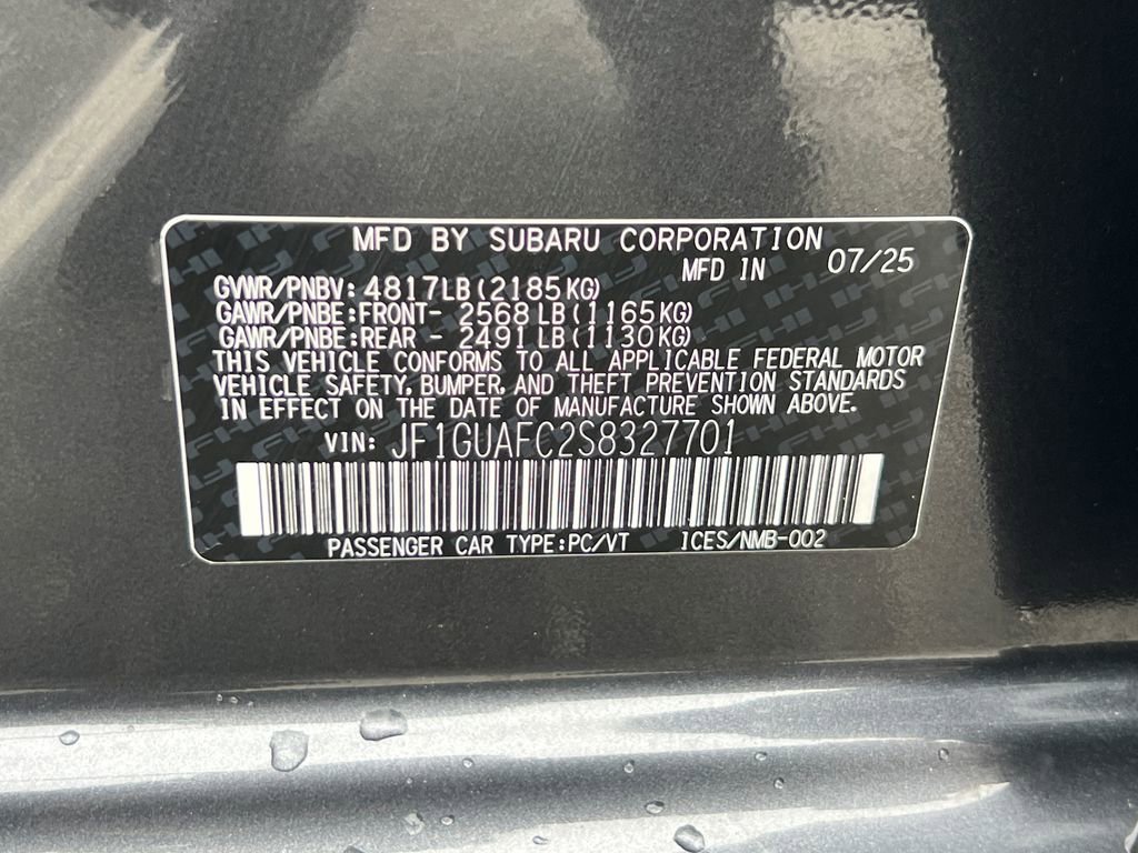 Used 2025 Subaru Impreza 2.0i Sport image 31