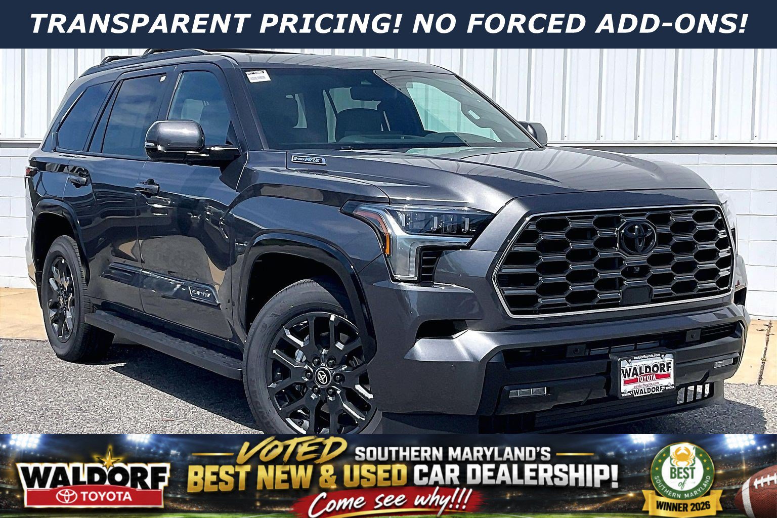 New 2026 Toyota Sequoia Platinum