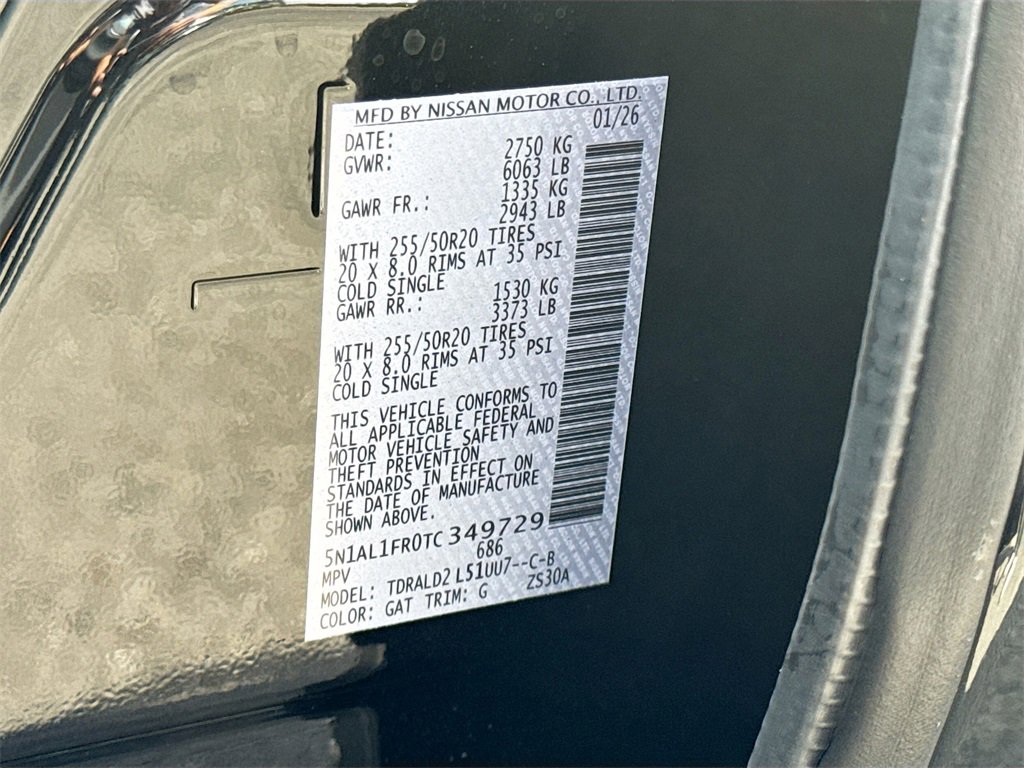 New 2026 INFINITI QX60 Luxe w/ Cargo Package image 35