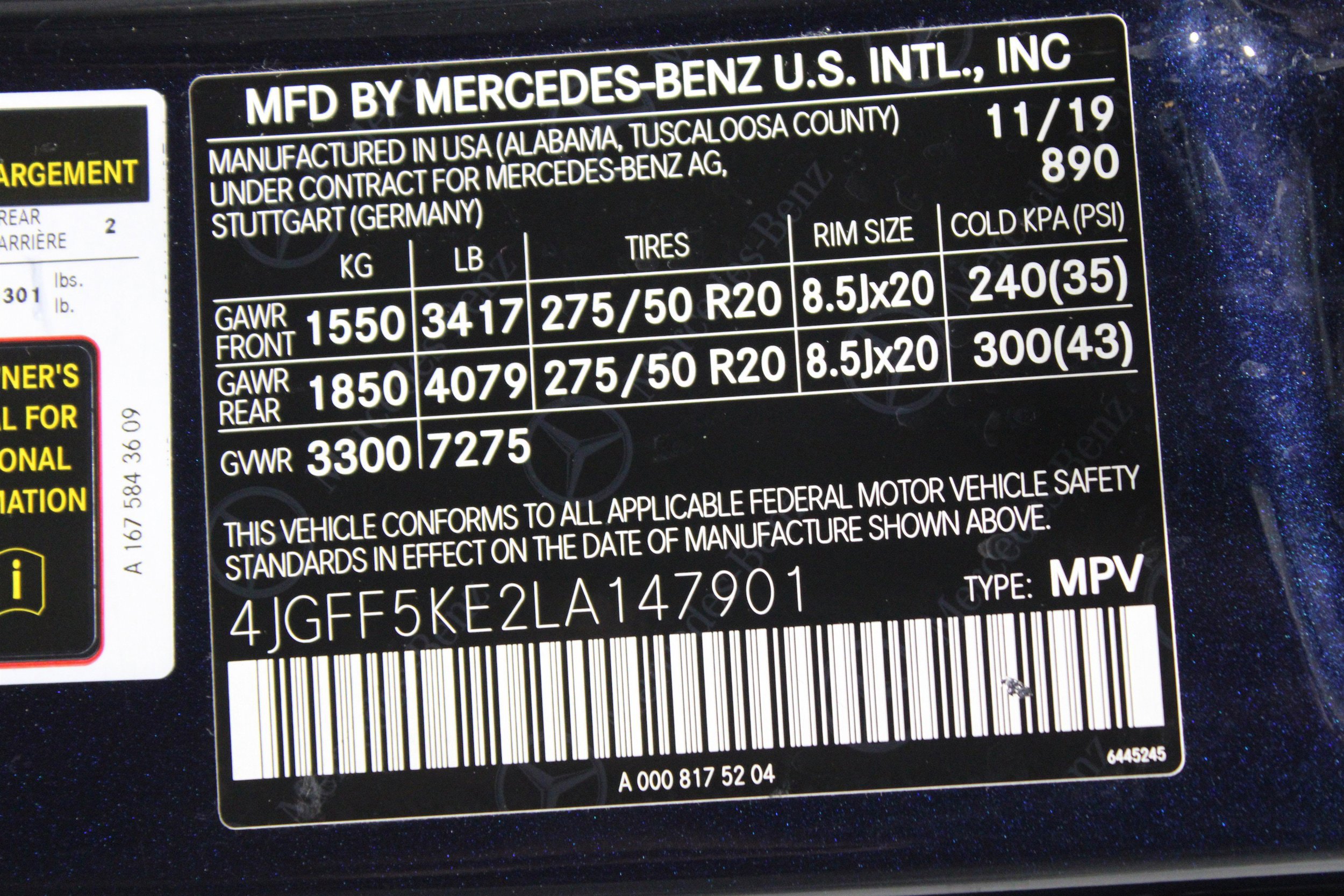 Used 2020 Mercedes-Benz GLS 450 4MATIC w/ Convenience Package image 44