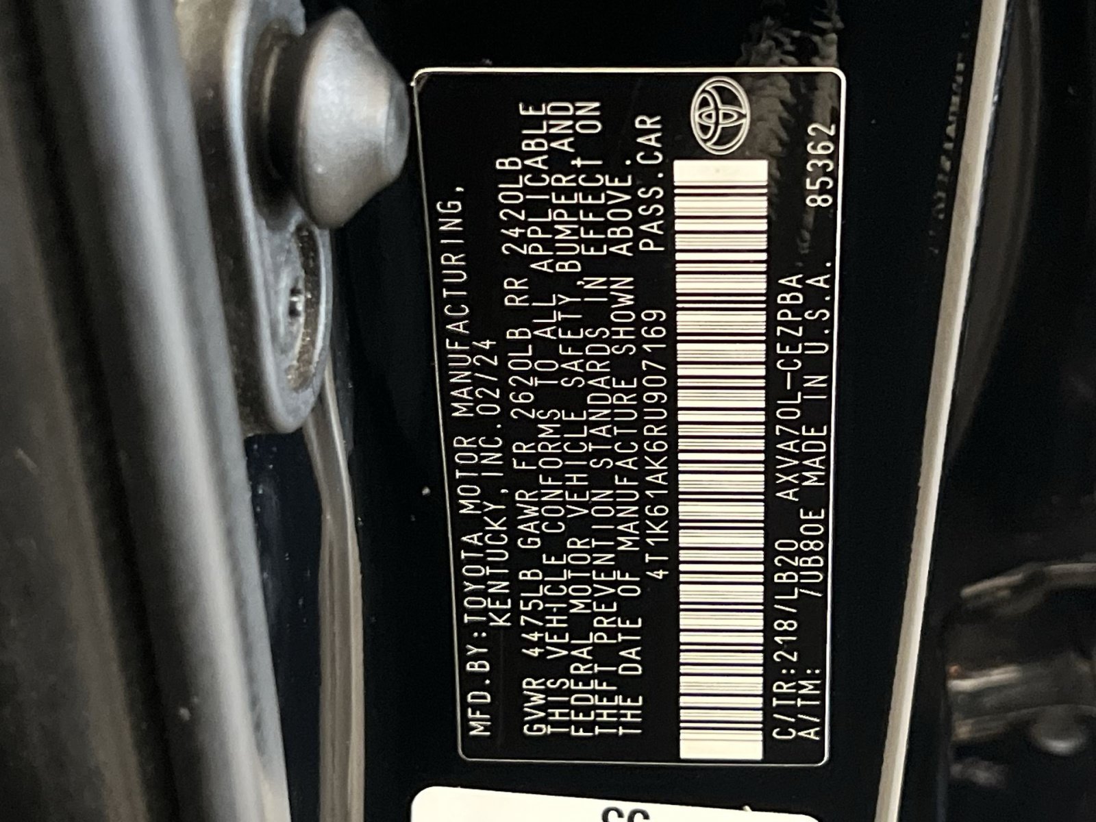 Used 2024 Toyota Camry XSE FWD image 39