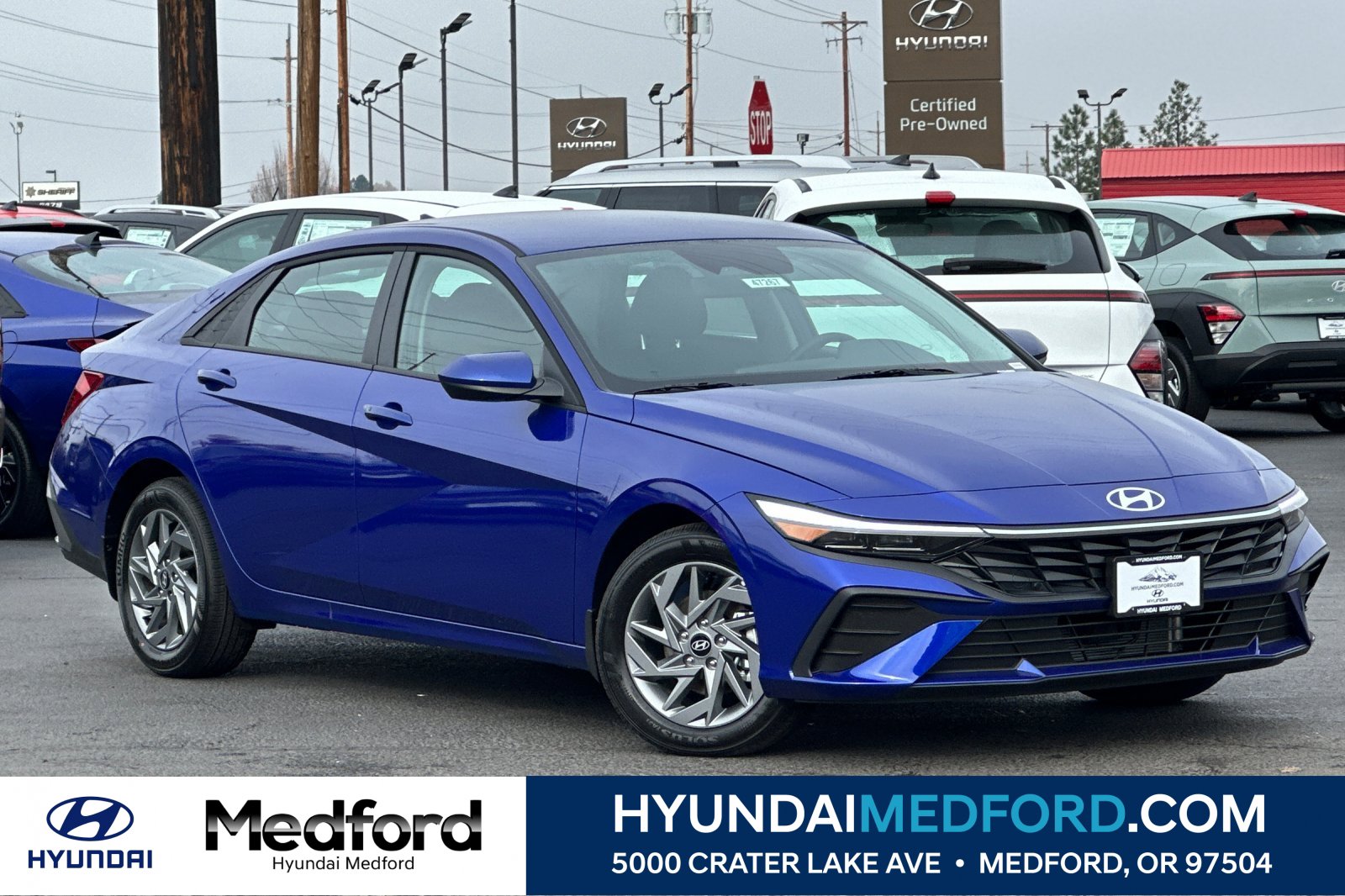 New 2026 Hyundai Elantra Blue