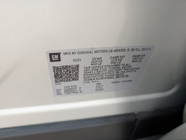 Used 2021 Chevrolet Equinox LT AWD/4WD image 38