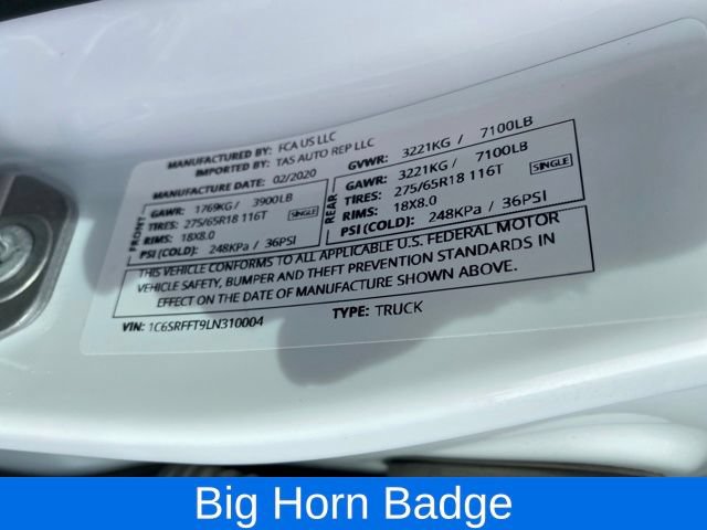 Used 2020 RAM 1500 Big Horn AWD/4WD image 25