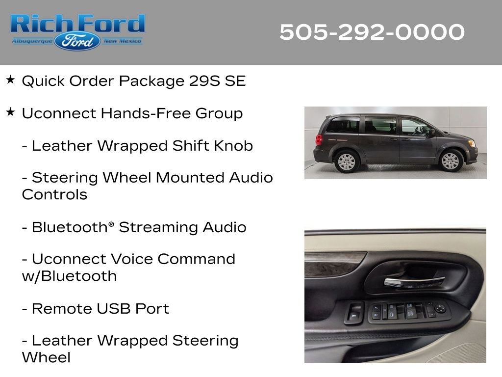 Used 2018 Dodge Grand Caravan SE w/ UConnect Hands-Free Group image 11