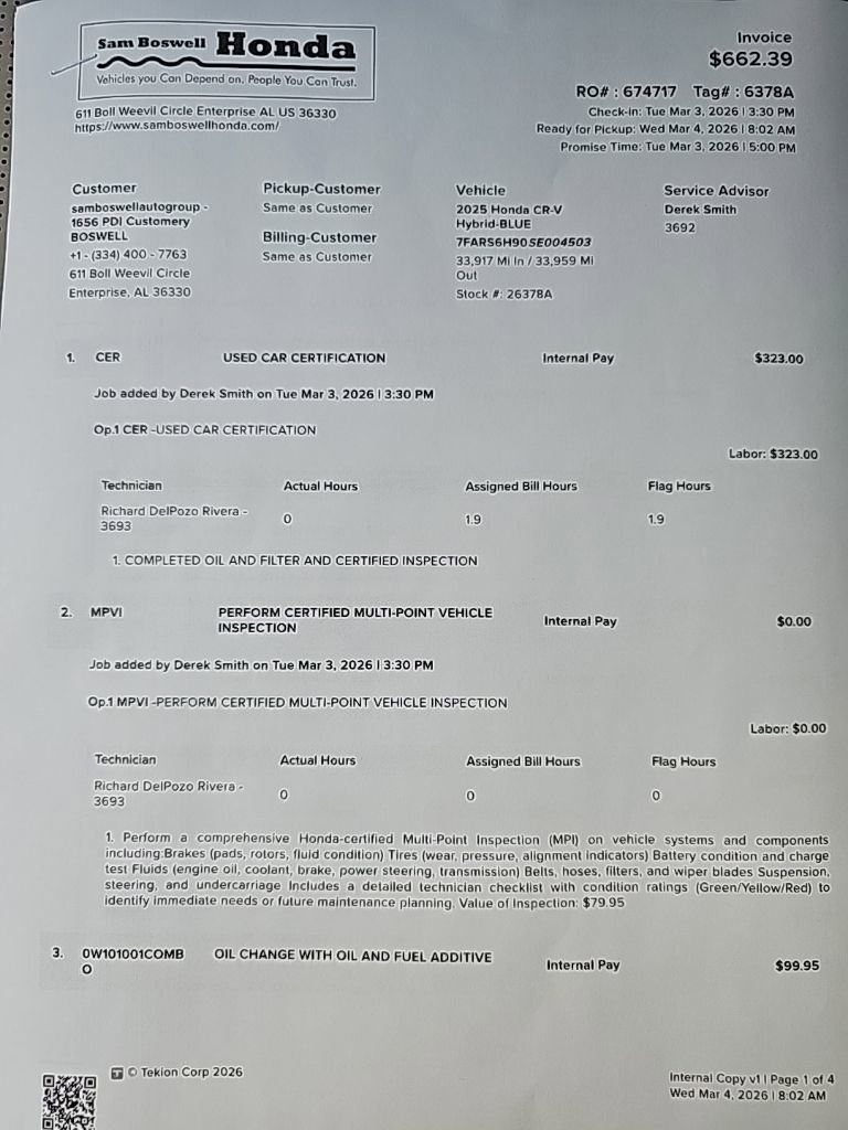 Used 2025 Honda CR-V Sport Touring image 54