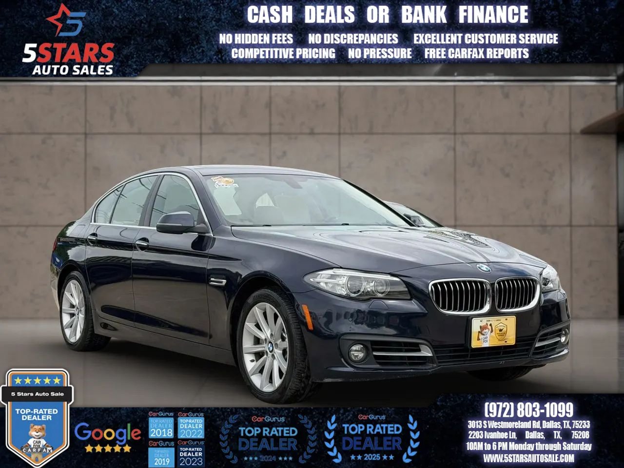 Used 2015 BMW 535i xDrive Sedan