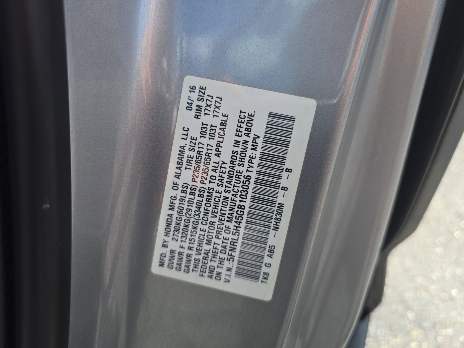 Used 2016 Honda Odyssey EX image 27