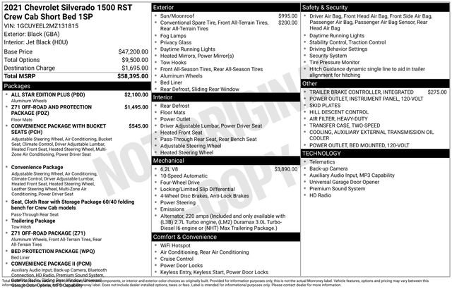 Used 2021 Chevrolet Silverado 1500 RST w/ True North Edition Plus AWD/4WD image 23