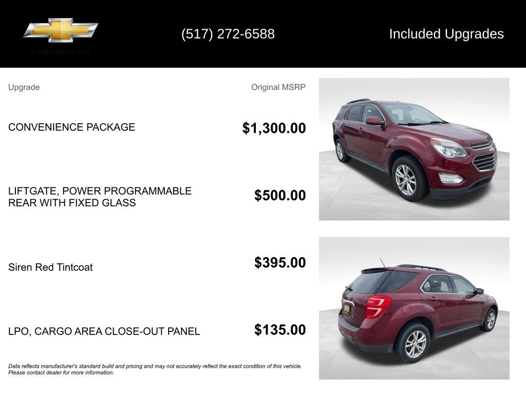 Used 2017 Chevrolet Equinox LT w/ Convenience Package FWD image 5