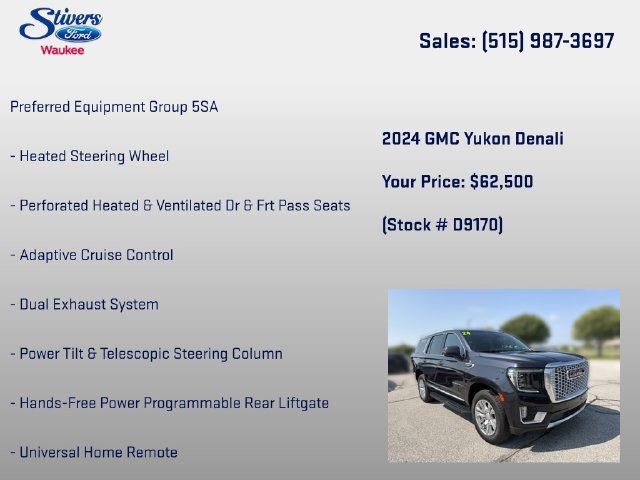 Used 2024 GMC Yukon Denali w/ Max Trailering Package AWD/4WD image 22