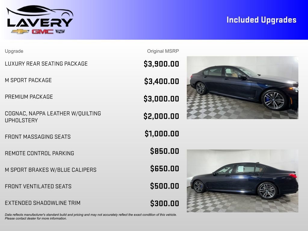 Used 2022 BMW 740i xDrive w/ Luxury Rear Seating Package image 7