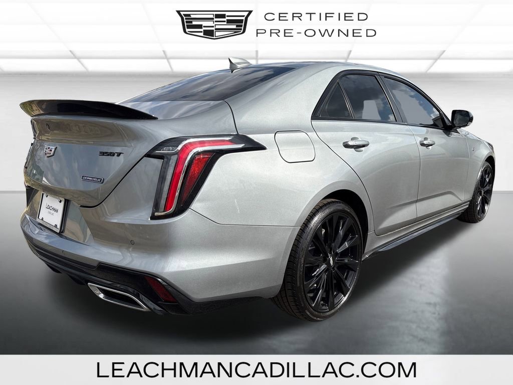 Certified 2024 Cadillac CT4 Sport w/ LPO, ONYX Package image 3