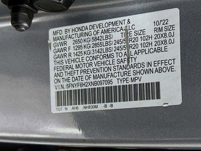 Certified 2022 Honda Pilot Special Edition image 38