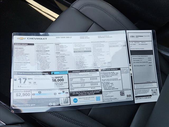 New 2026 Chevrolet Tahoe LT w/ Comfort Package RWD image 17
