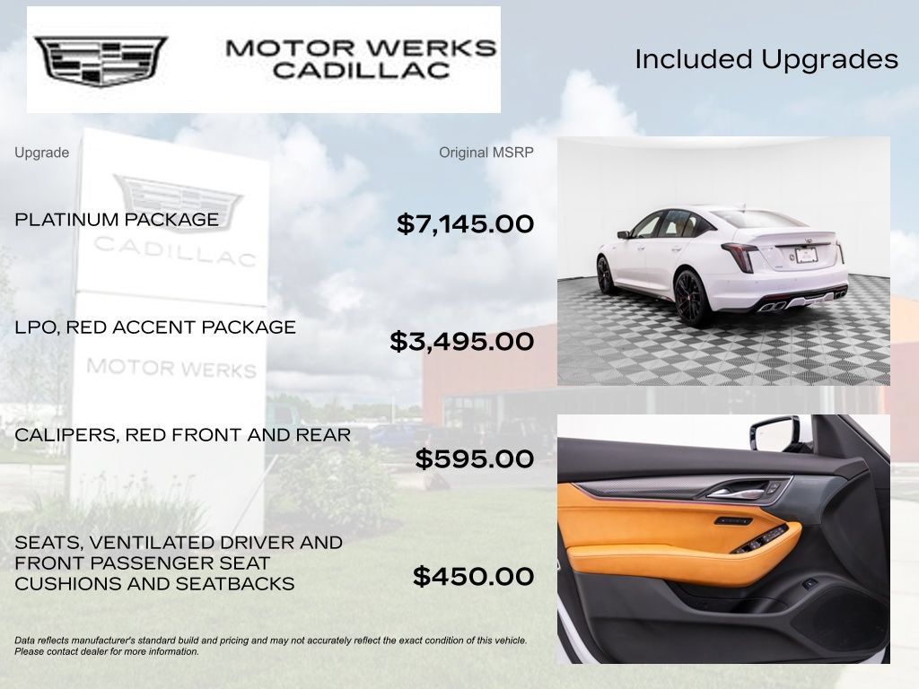 Used 2026 Cadillac CT5 V w/ Platinum Package AWD/4WD image 8