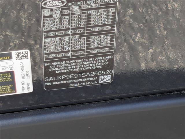 Certified 2025 Land Rover Range Rover SE AWD/4WD image 20