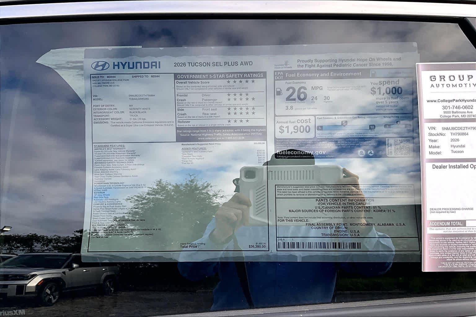 New 2026 Hyundai Tucson SEL Plus AWD/4WD image 19